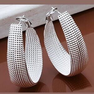 925 Silver Plated European Style Earrings